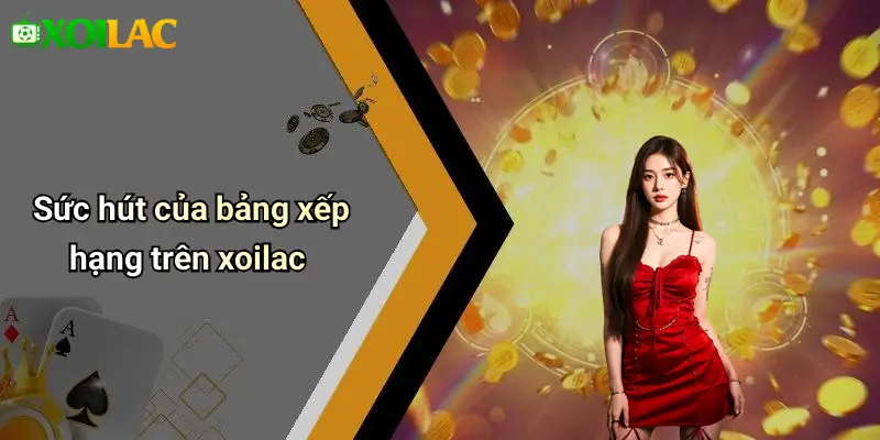 Sức hút của bảng xếp hạng trên xoilac