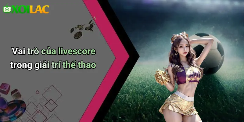 Vai trò của livescore trong giải trí thể thao