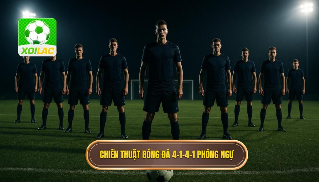 Chiến thuật bóng đá 4-1-4-1 phòng ngự