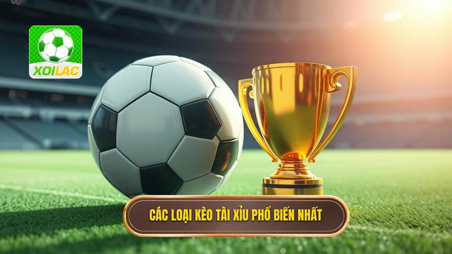 Các loại kèo bóng đá tài xỉu phổ biến nhất hiện nay