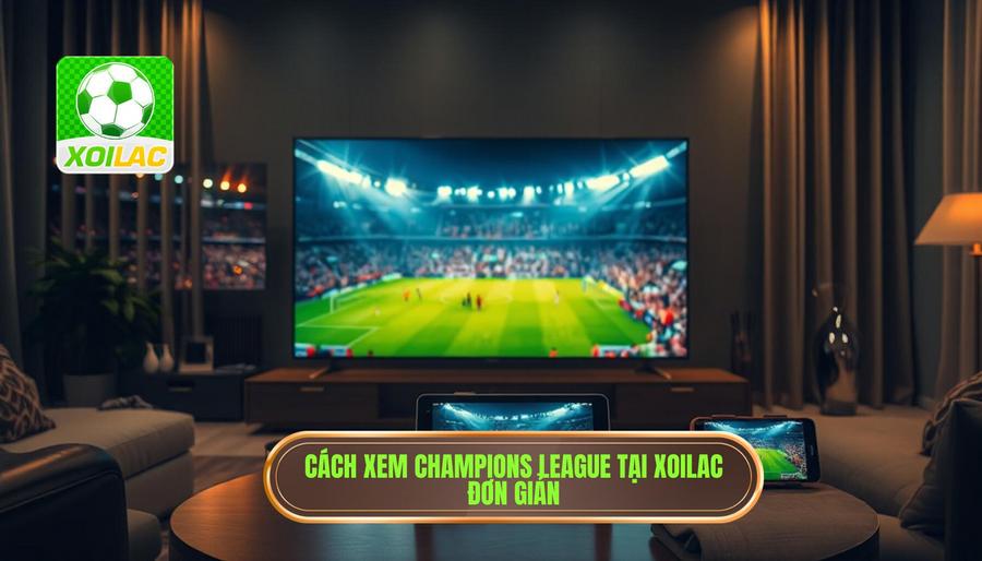 Hướng dẫn cách truy cập Xoilac xem trực tiếp Champions League đơn giản